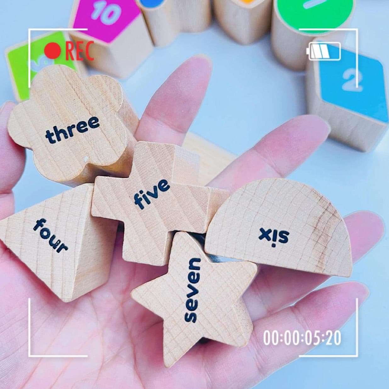 Wooden Clock Telling Time Learning Toy. Educational Toy. Montessori. Math Toy