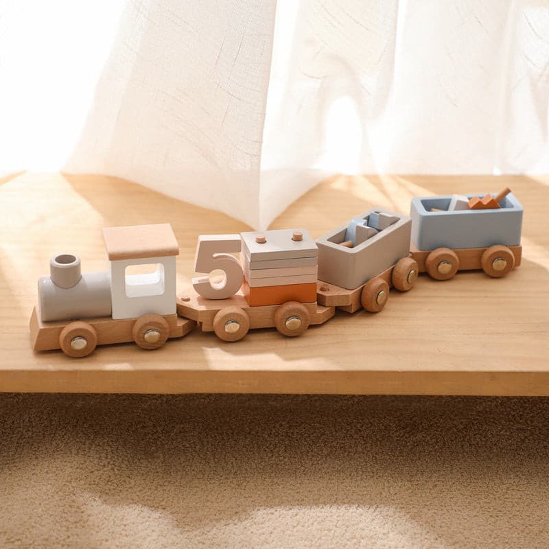 Birthday Wooden Train