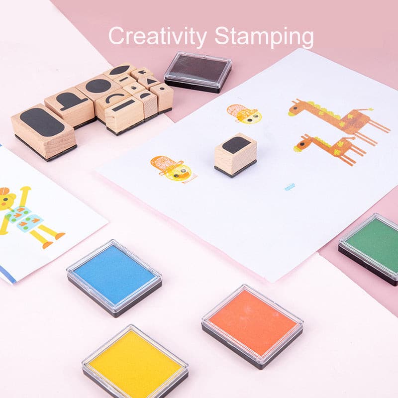 Creative Wooden Stamping Kit.