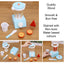 Wooden Blender Pretend Play Set. Wooden Kitchen Food Toy.