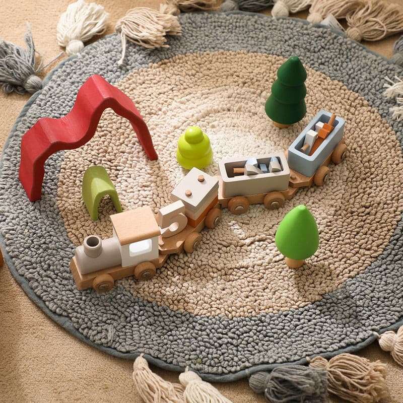 Birthday Wooden Train