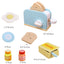 Wooden Toaster Pretend Play Set. Wooden Kitchen Food Toy