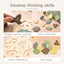 Nature Leaves Big Piece Wooden Jigsaw Puzzle. Toddler Toy