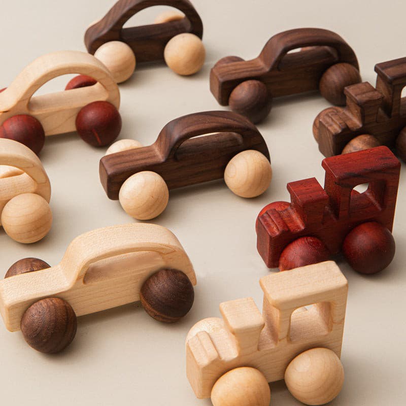 Wooden Cars Wooden Children Transportation Toy