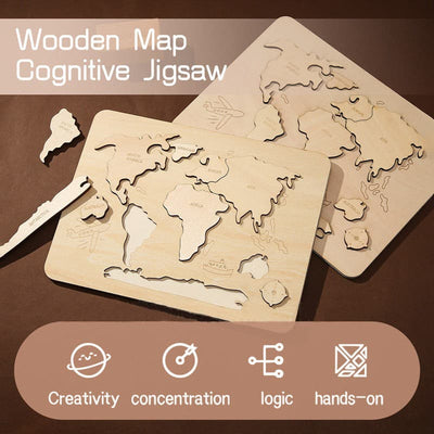 Our World - Big Piece Wooden Jigsaw Puzzle. Wooden Children Toy
