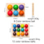 Wooden Colour Sorting Balls Toy for Early Learning Toy