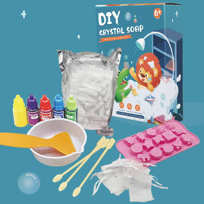 DIY Soap kit, Cartoon, Dinosaur, Transportation and Sea animals shapes mould. Art & Craft kit for kids. Perfect Party giveaways.