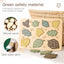Nature Leaves Big Piece Wooden Jigsaw Puzzle. Toddler Toy