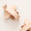 Wooden Airplane with marbles. Children Transportation Toy for Pretend Play