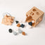 Multi Functional Shape Sorting Wooden Geometric Box Montessori Toy.