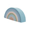 Rainbow Silicone Jenga Blue 8pc