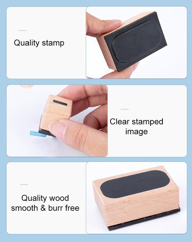 Creative Wooden Stamping Kit.