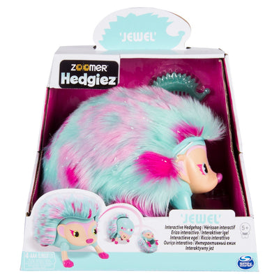 Zoomer Hedgiez Interactive Hedgehog with Lights, Sounds and Sensors by Spin Master Teal