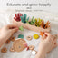 Wooden Counting Sticks with Magnetic Number & Shapes. Montessori Math Toy