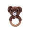 Handmade Animal Crochet Rattle / Teether, Baby Toy Bear