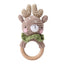 Handmade Animal Crochet Rattle / Teether, Baby Toy Deer